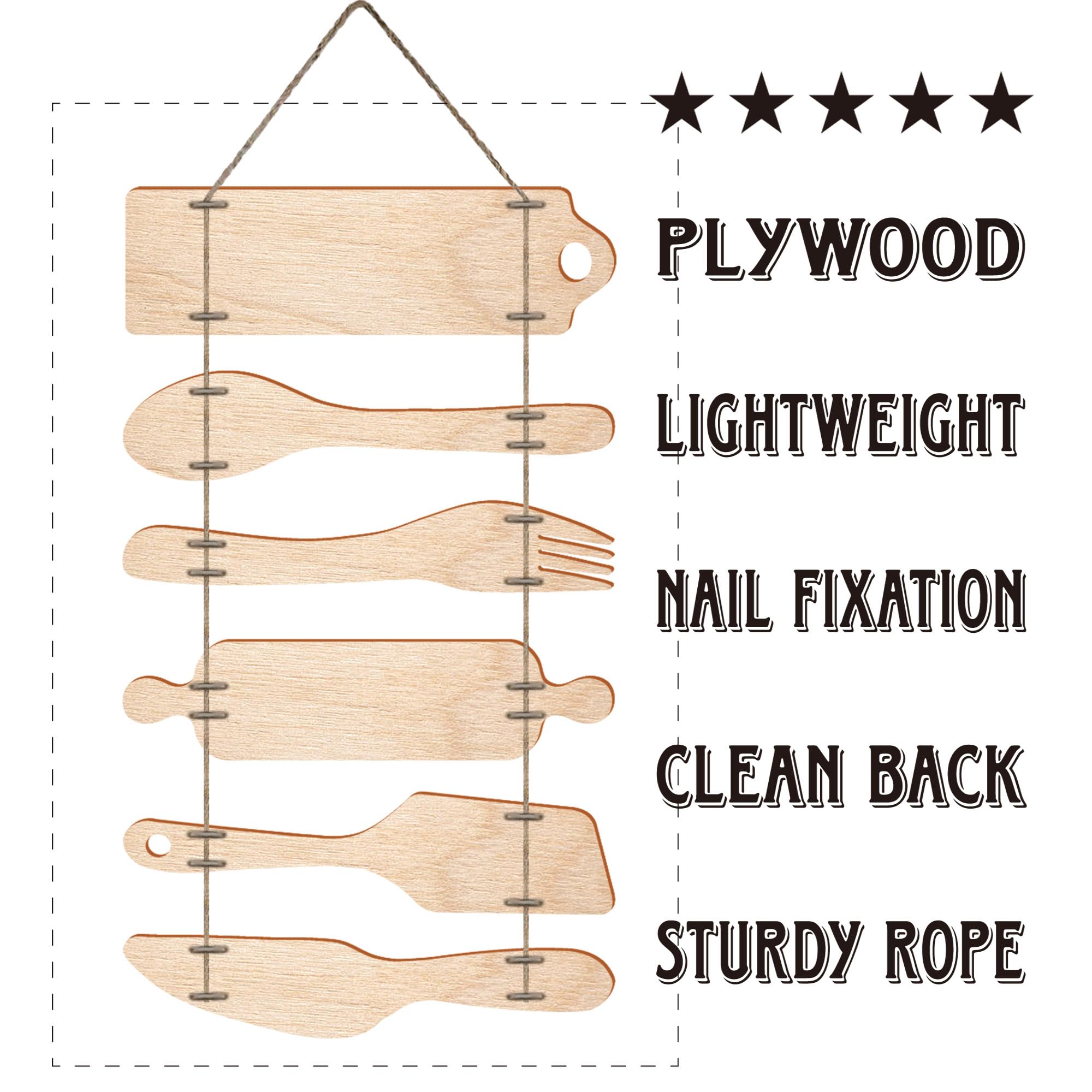 EXQUIDECA Housewarming kitchen decor signs make thoughtful new-home gifts