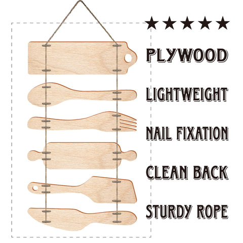 EXQUIDECA Housewarming kitchen decor signs make thoughtful new-home gifts