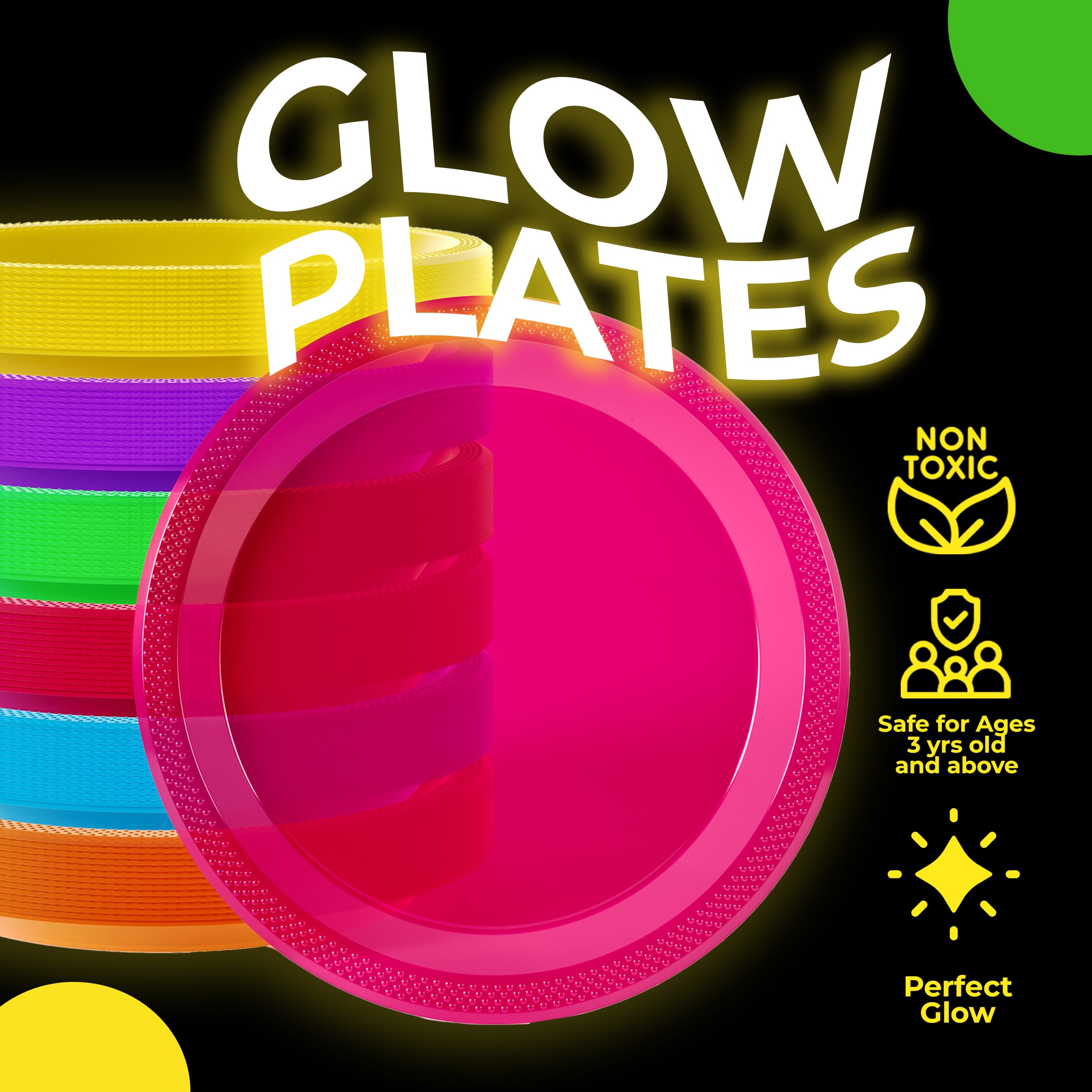Exquisite 60-pack disposable plates for quick, festive cleanup.