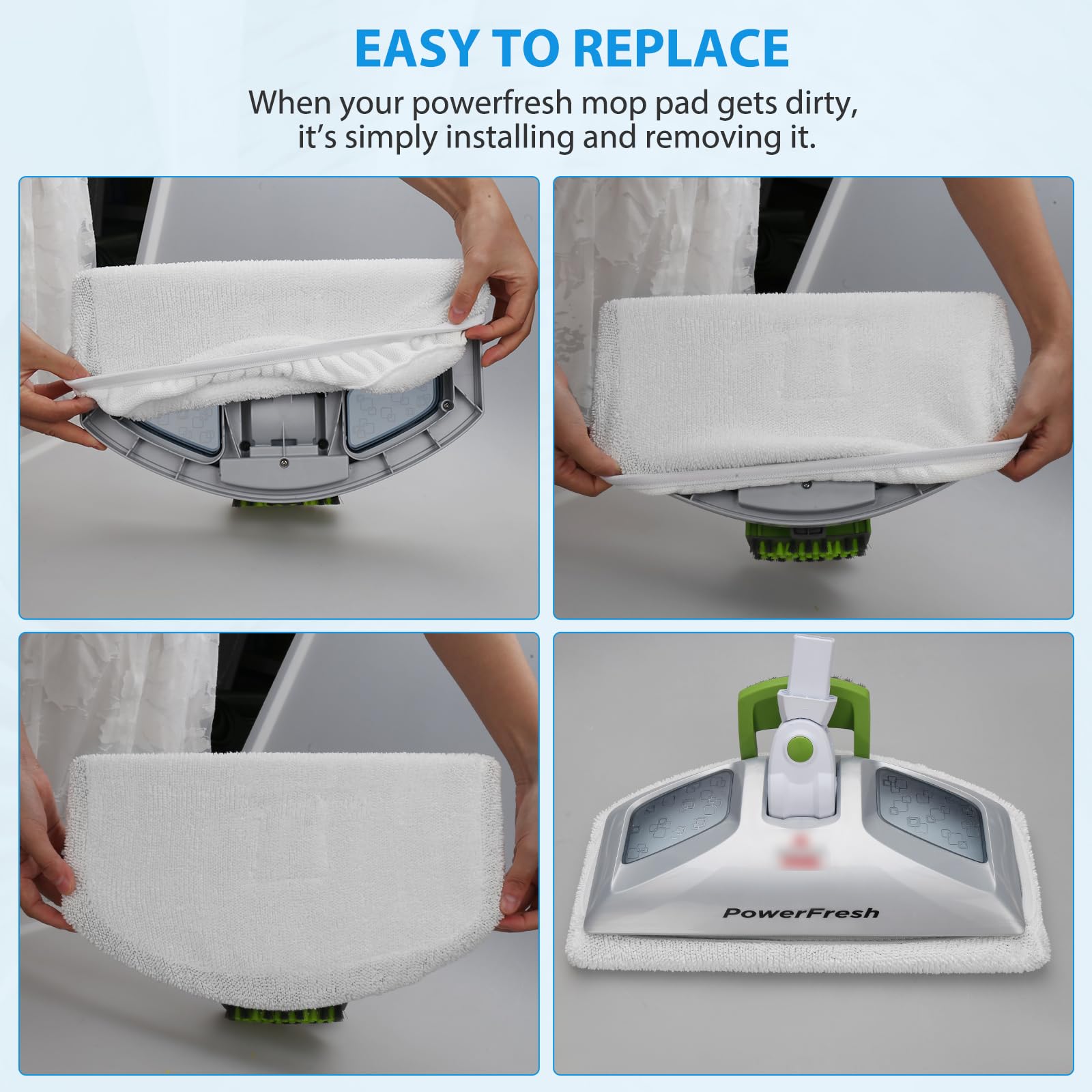 Extolife pads demonstrate quick-dry performance on hard floors.