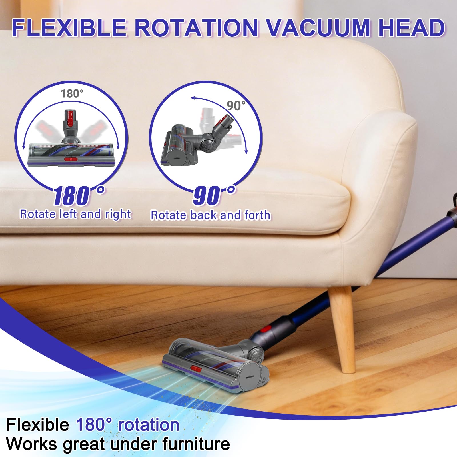 Extolife quick-release brush roller for fast maintenance.