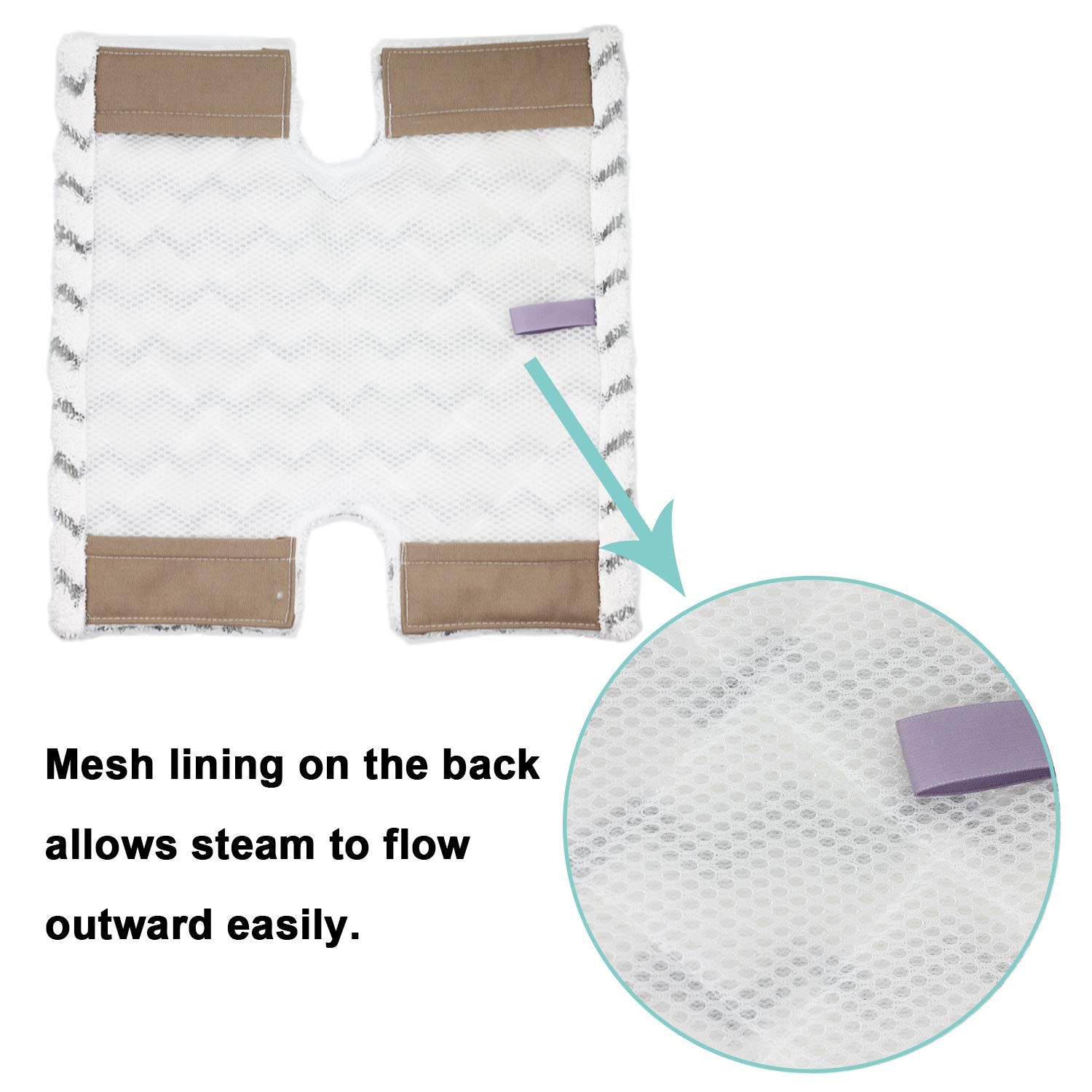 Extolife Shark high-absorption microfiber pad absorbs moisture efficiently
