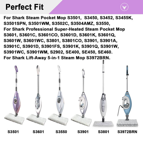 Extolife steam mop pad with Velcro fastener for easy, secure attachment.