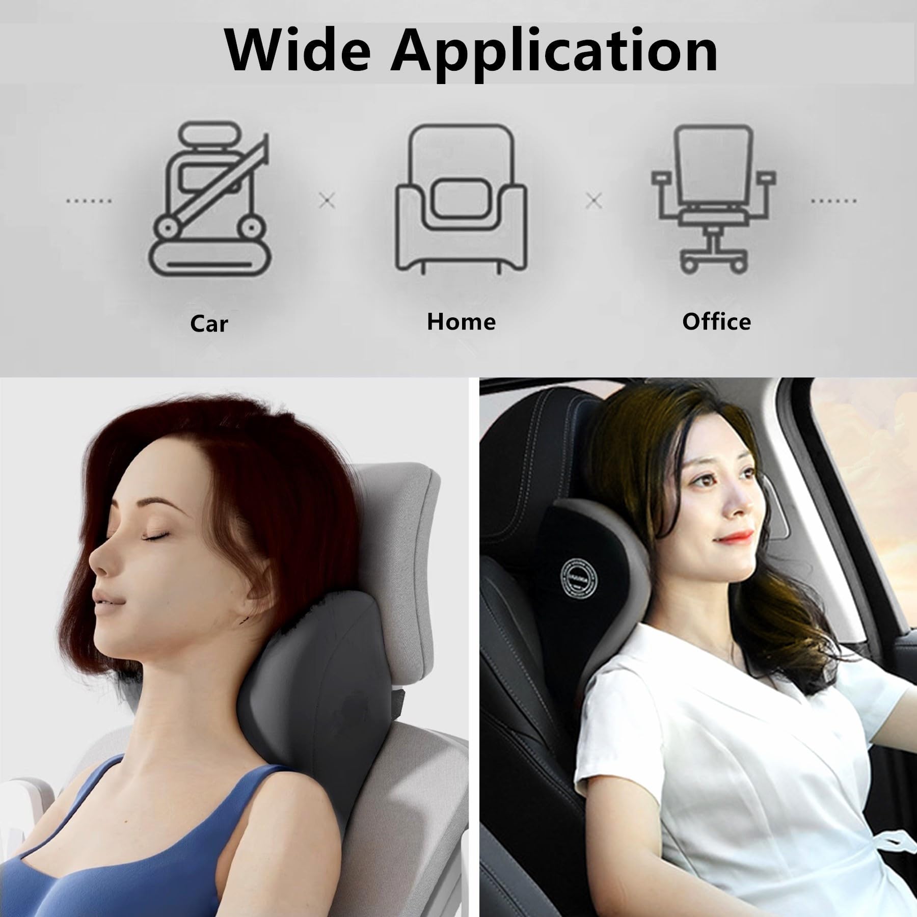 EXUIKO easy installation around headrest for quick setup