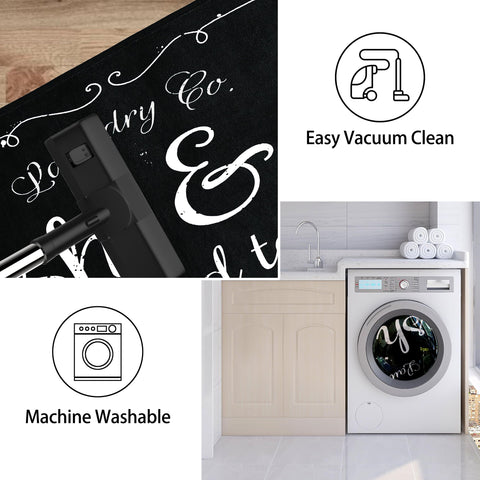 EYECY Laundry Runner bathroom usage shows soft comfort by the sink or tub.