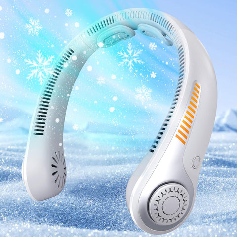 EYERZ portable neck fan with 5-speed control for customizable cooling on the go