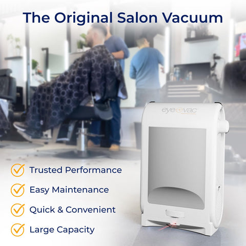 EyeVac Pro delivers 1400W power for rapid debris pickup.
