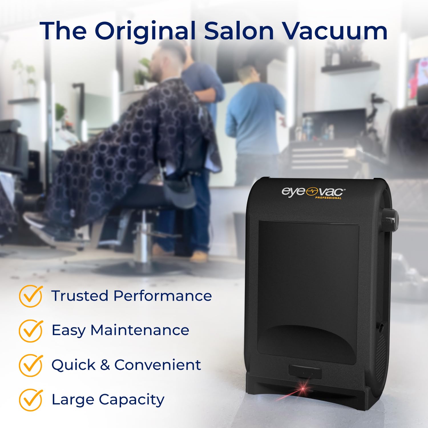 EyeVac Pro sensor activated cleaning demonstrating hands-free operation.