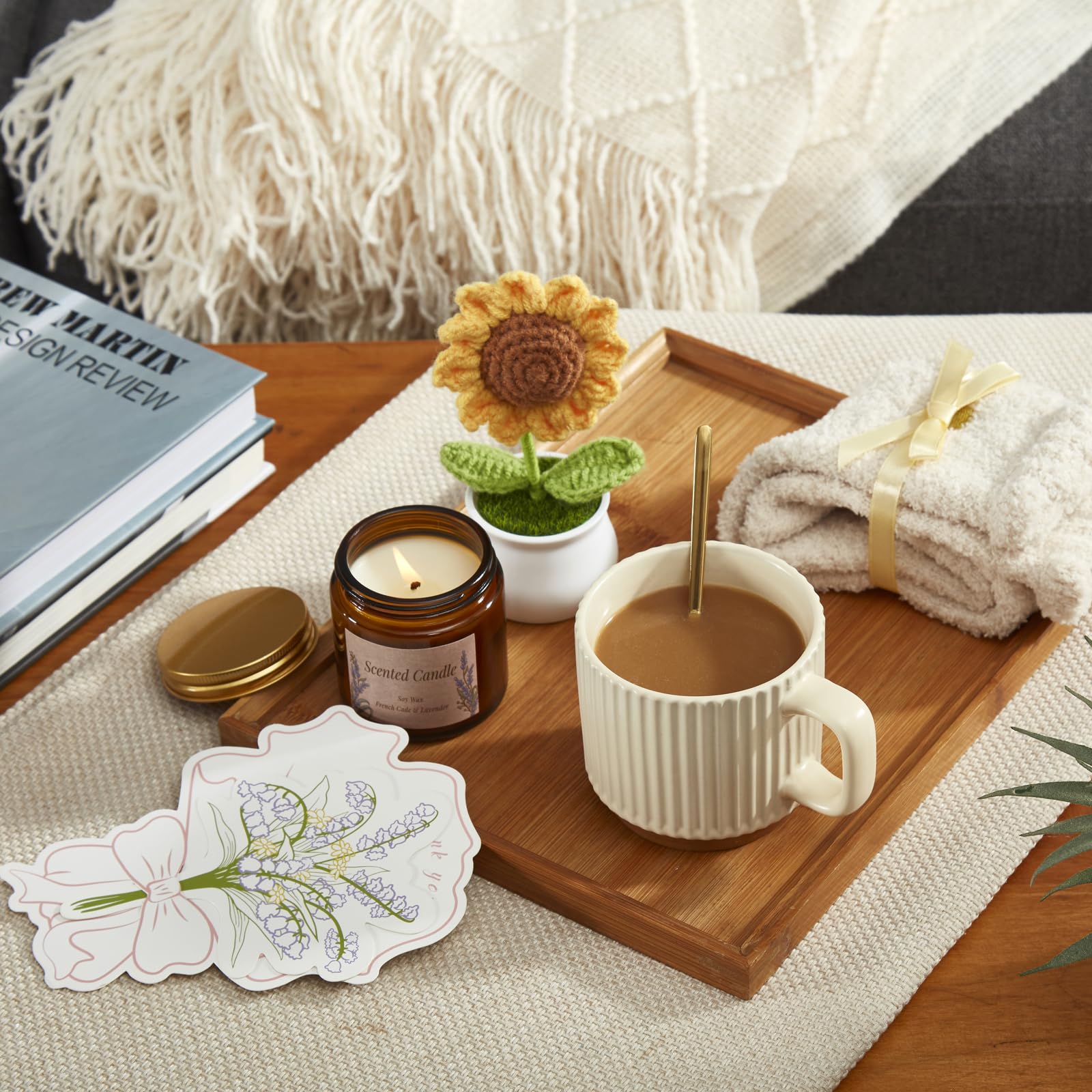 eygcfy 50x70 cozy blanket with fringed edge for warmth