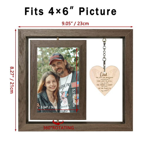 EYITUPC memory frame with rotating stand for easy viewing