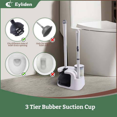 Eyliden bathroom cleaning system in use for easy upkeep