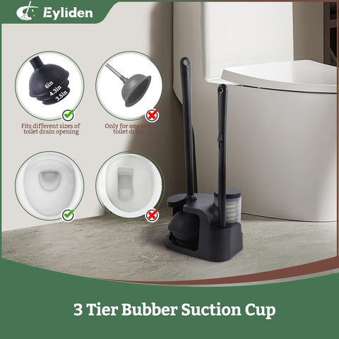 Eyliden bathroom storage beside the toilet keeps floors dry.