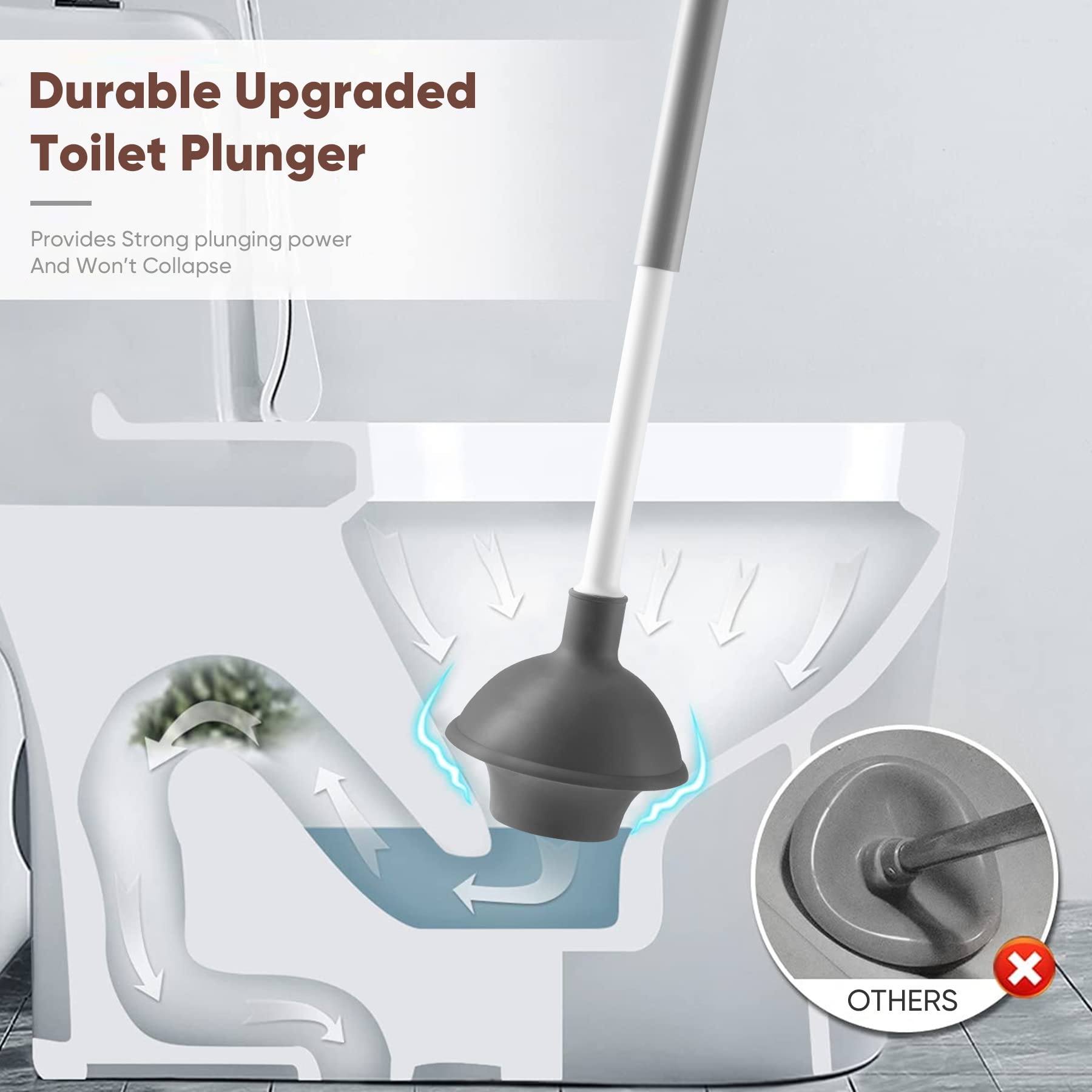 Eyliden brush head 360-degree clean reaches under the rim for thorough scrubbing.