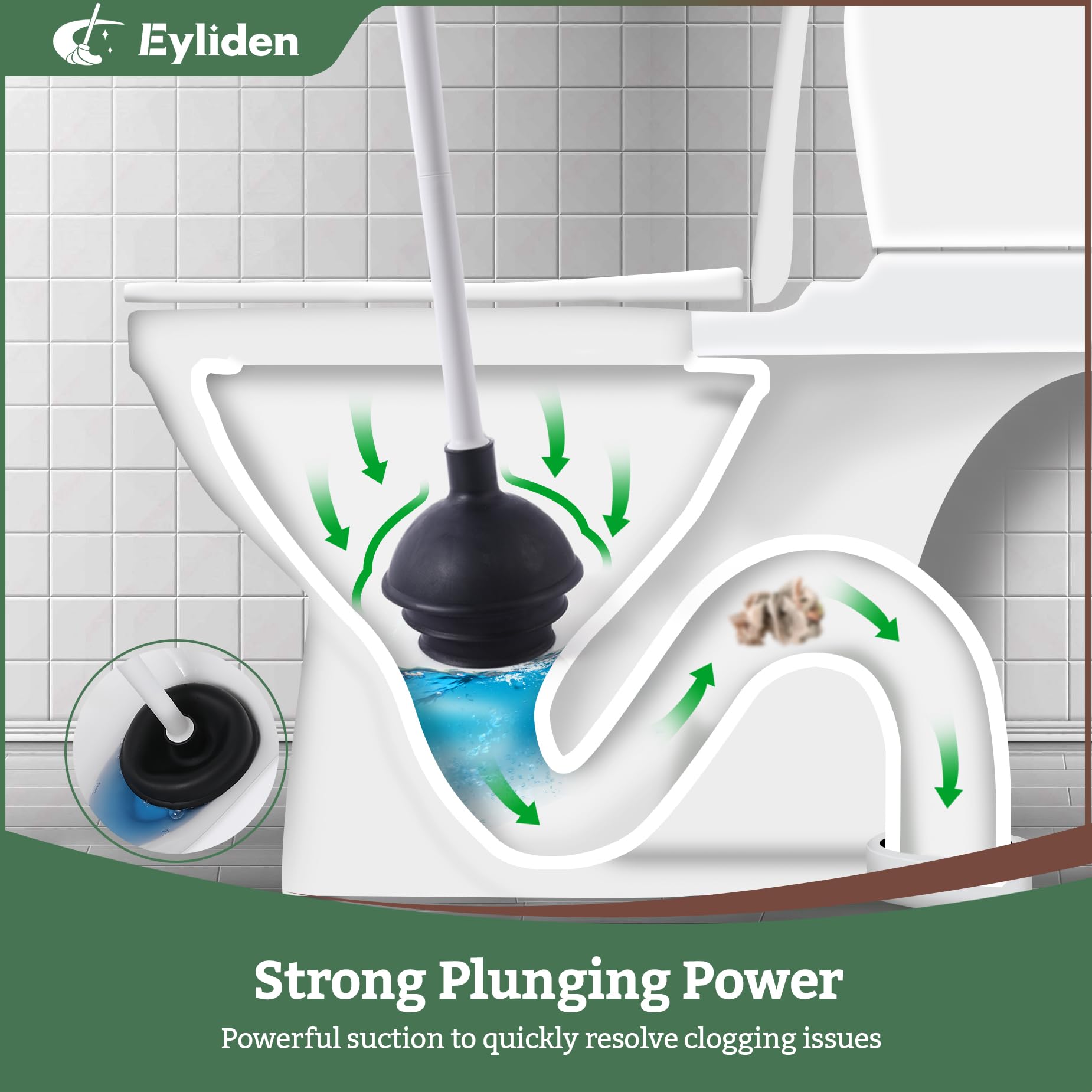 Eyliden cleaning kit 2-in-1 saves space and simplifies maintenance