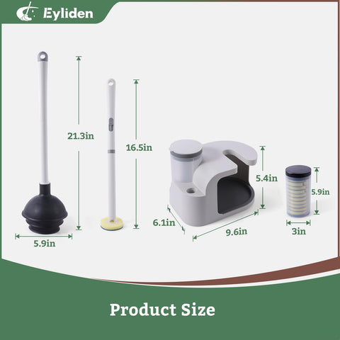 Eyliden compact storage holder keeps bathroom tidy and accessible