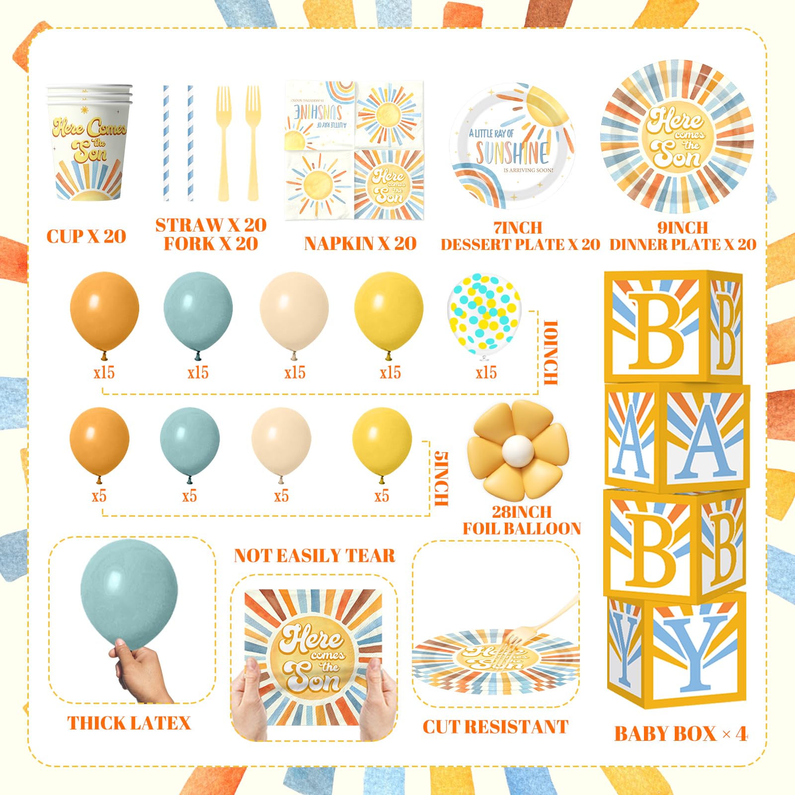 EYOBZOOQ cake topper and toppers elevate the celebration visuals.
