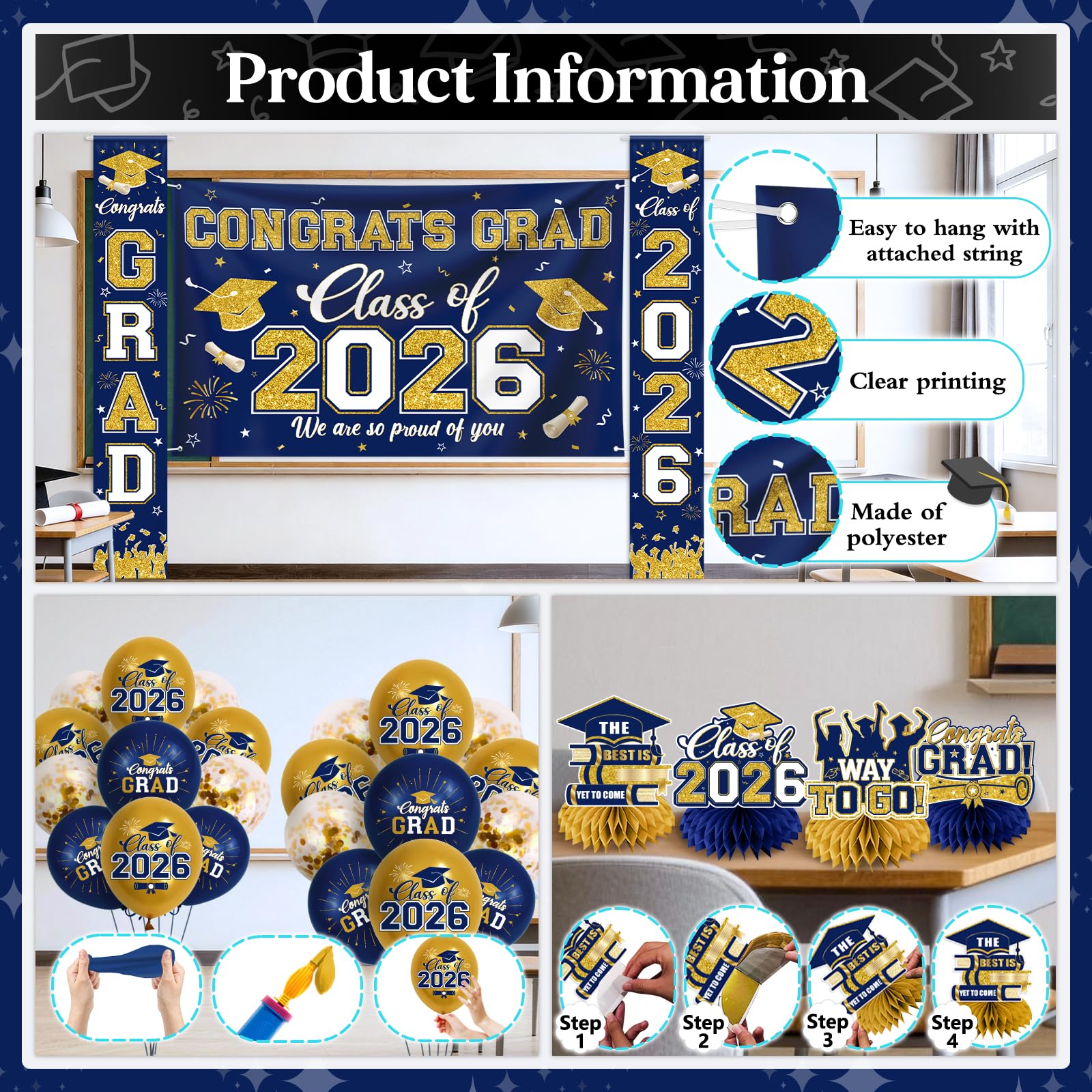 EYOBZOOQ 10-inch confetti balloons spark playful celebration moments.