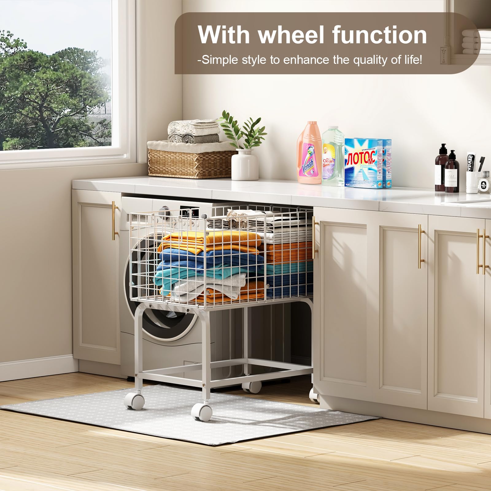 Eyteenokk durable iron frame resists wear and deformation.