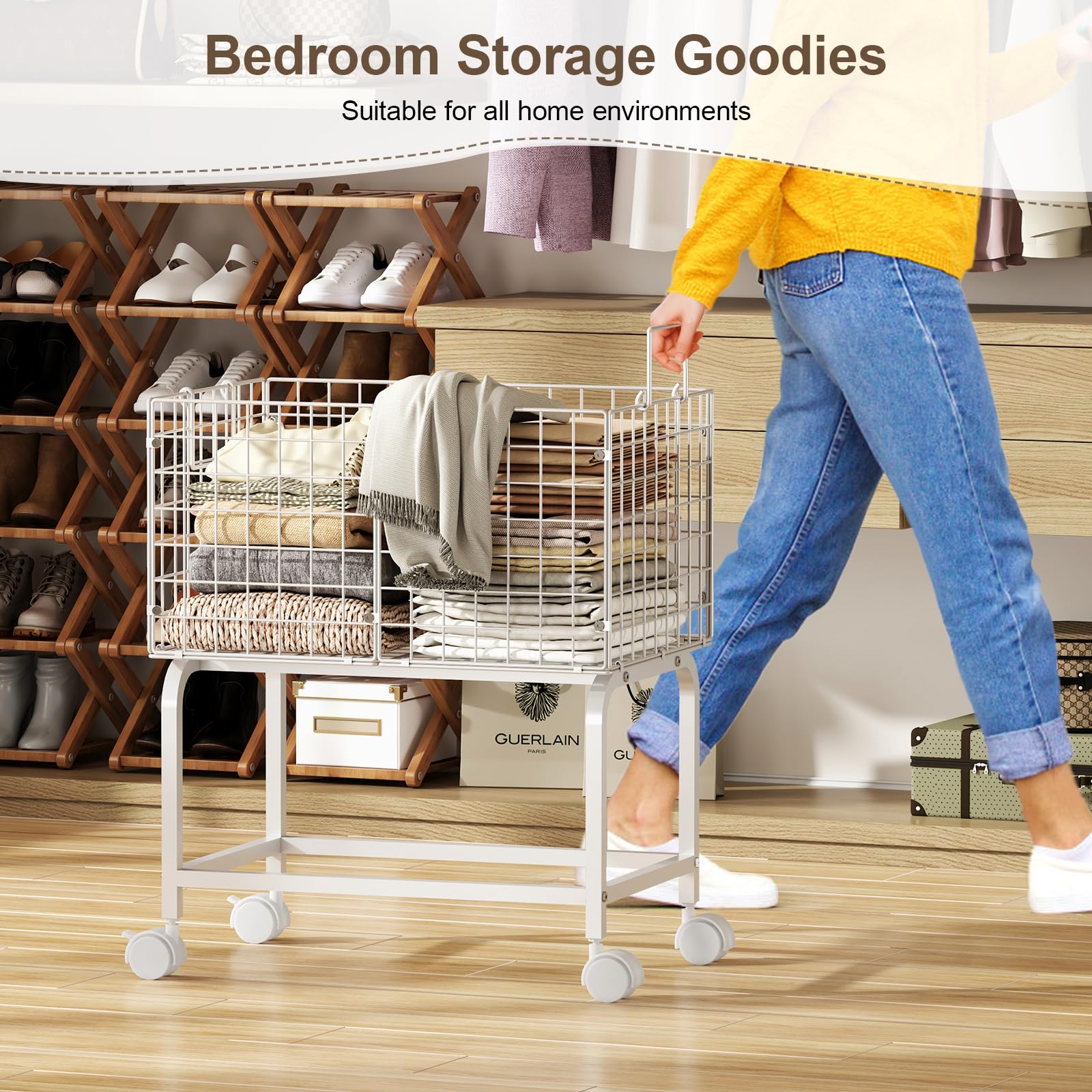 Eyteenokk ventilated design keeps clothes fresh in storage.