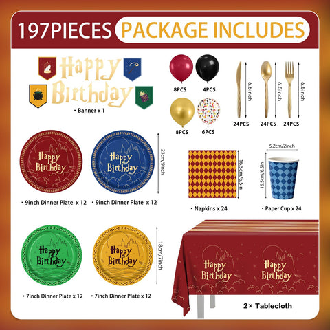 Eywusco Wizard napkins add patterned accents and easy cleanup