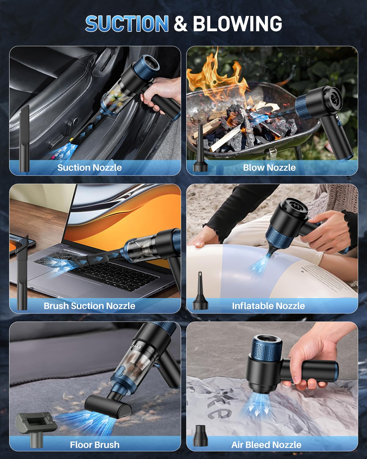 EYYA dual filtration system reduces clogs and protects the motor