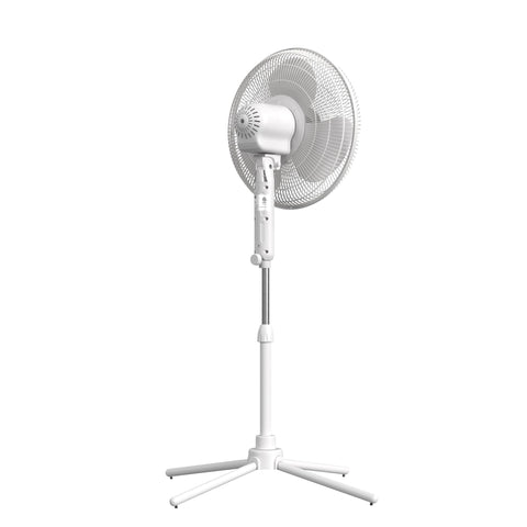 EZ-Chill 16-inch pedestal fan height adjustment range from 41 to 47-3/8 inches