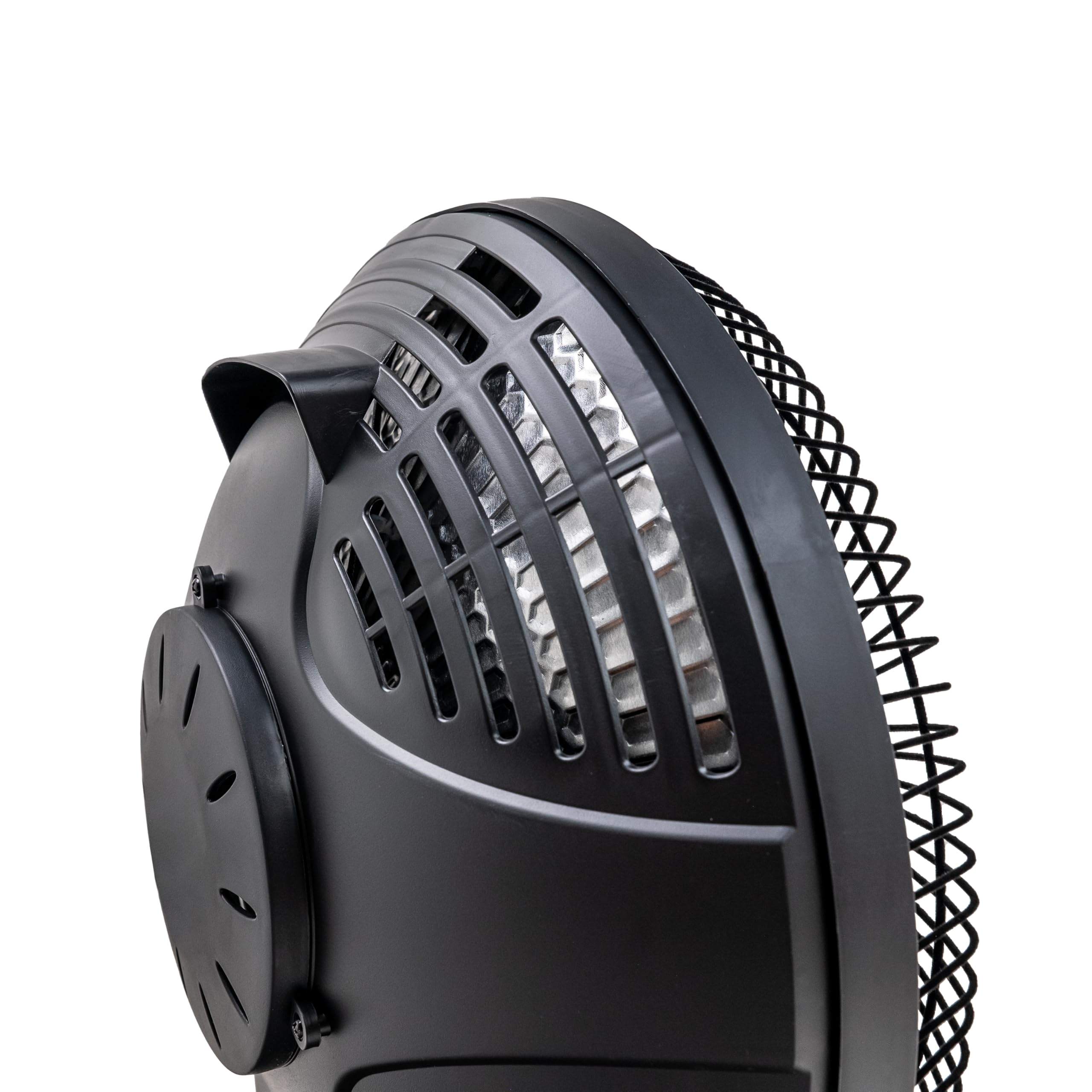 EZ-HEAT adjustable tilt directs warm air exactly where you need it