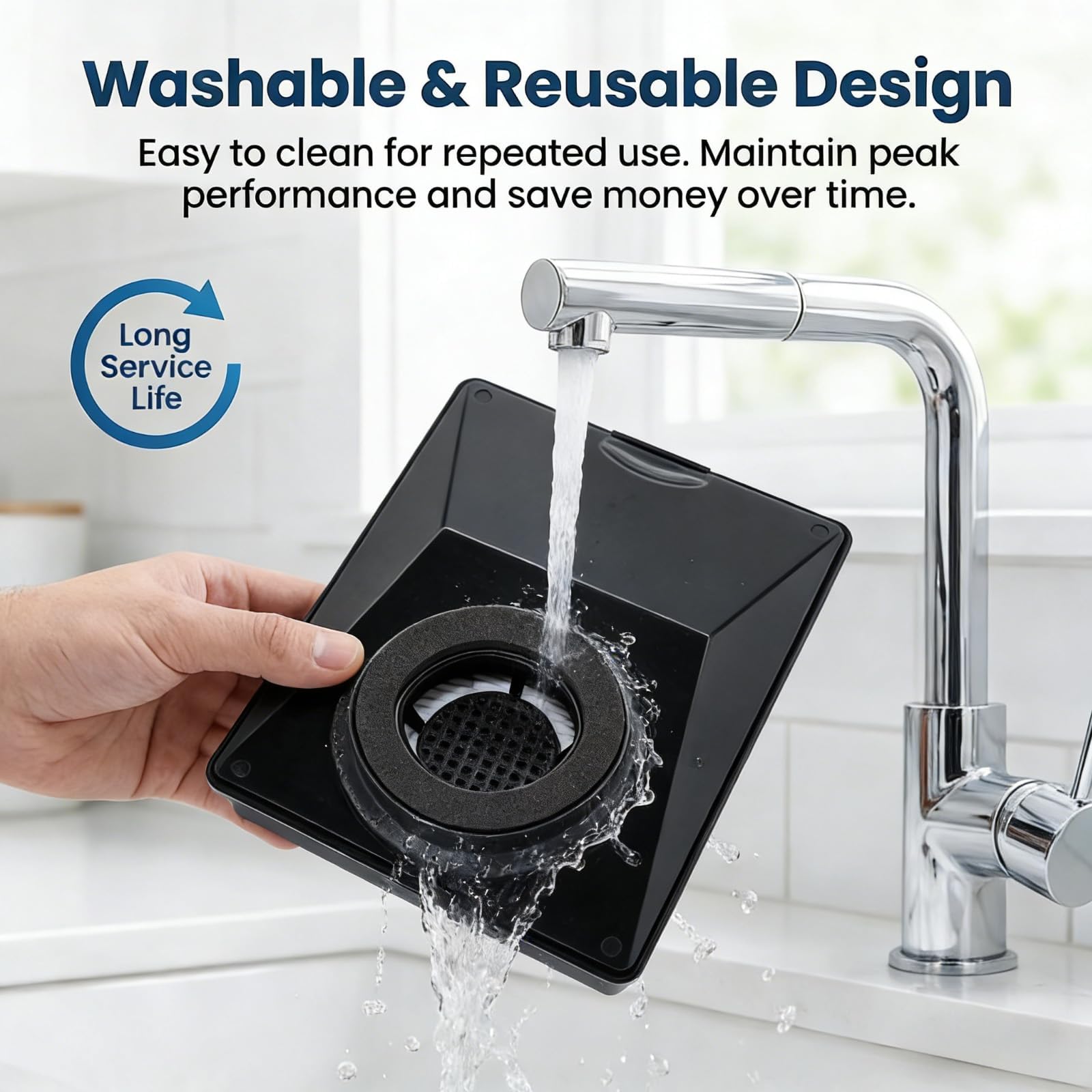 EZ SPARES Rainbow E2 filter maintains strong airflow for steady cleaning.
