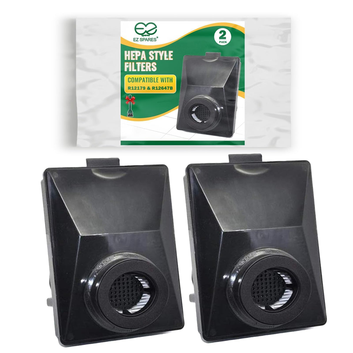 EZ SPARES Rainbow E2 filter pack setup for easy compatibility and quick replacement.