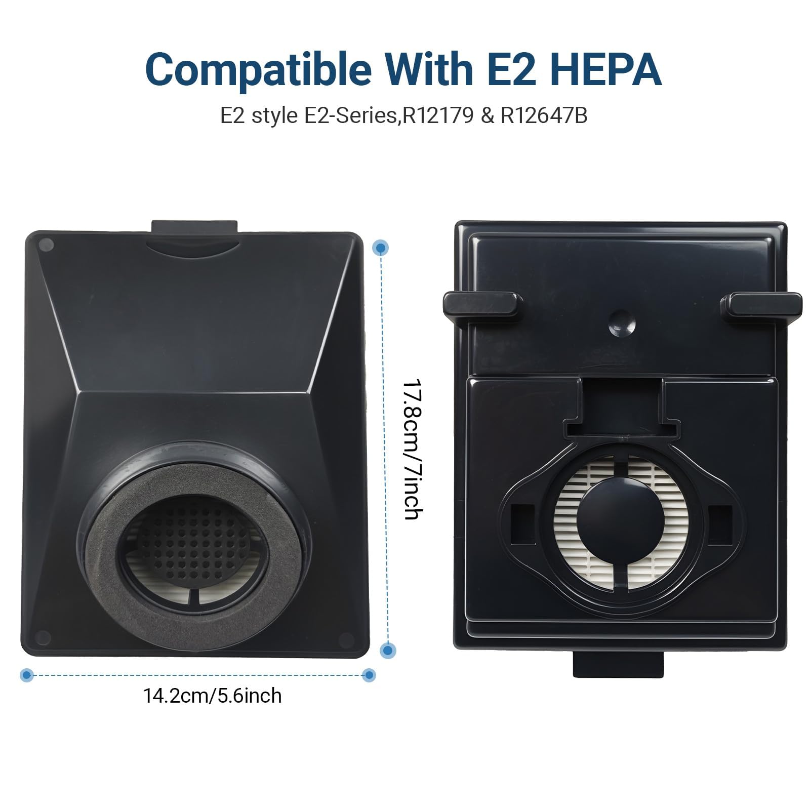 EZ SPARES Rainbow E2 reusable filter cleans easily for ongoing use.