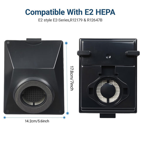 EZ SPARES Rainbow E2 reusable filter cleans easily for ongoing use.