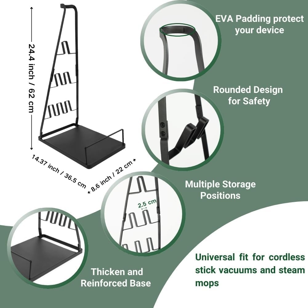 EZ SPARES vacuum stand holders provide easy access to vacuum attachments