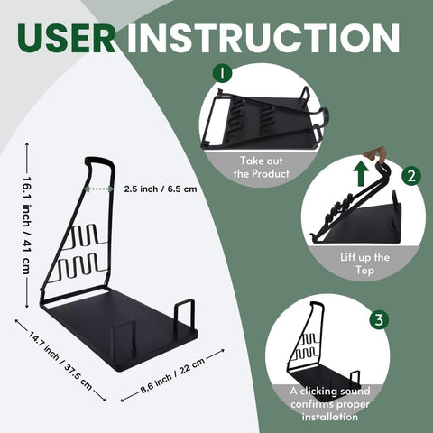 EZ SPARES vacuum stand non-slip mat keeps it stable.