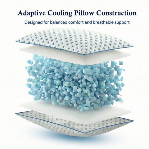 ezepilw pillow cooling side keeps sleepers comfortable on warm nights