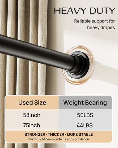 EZFurni 1.26-inch diameter tube offers strong support