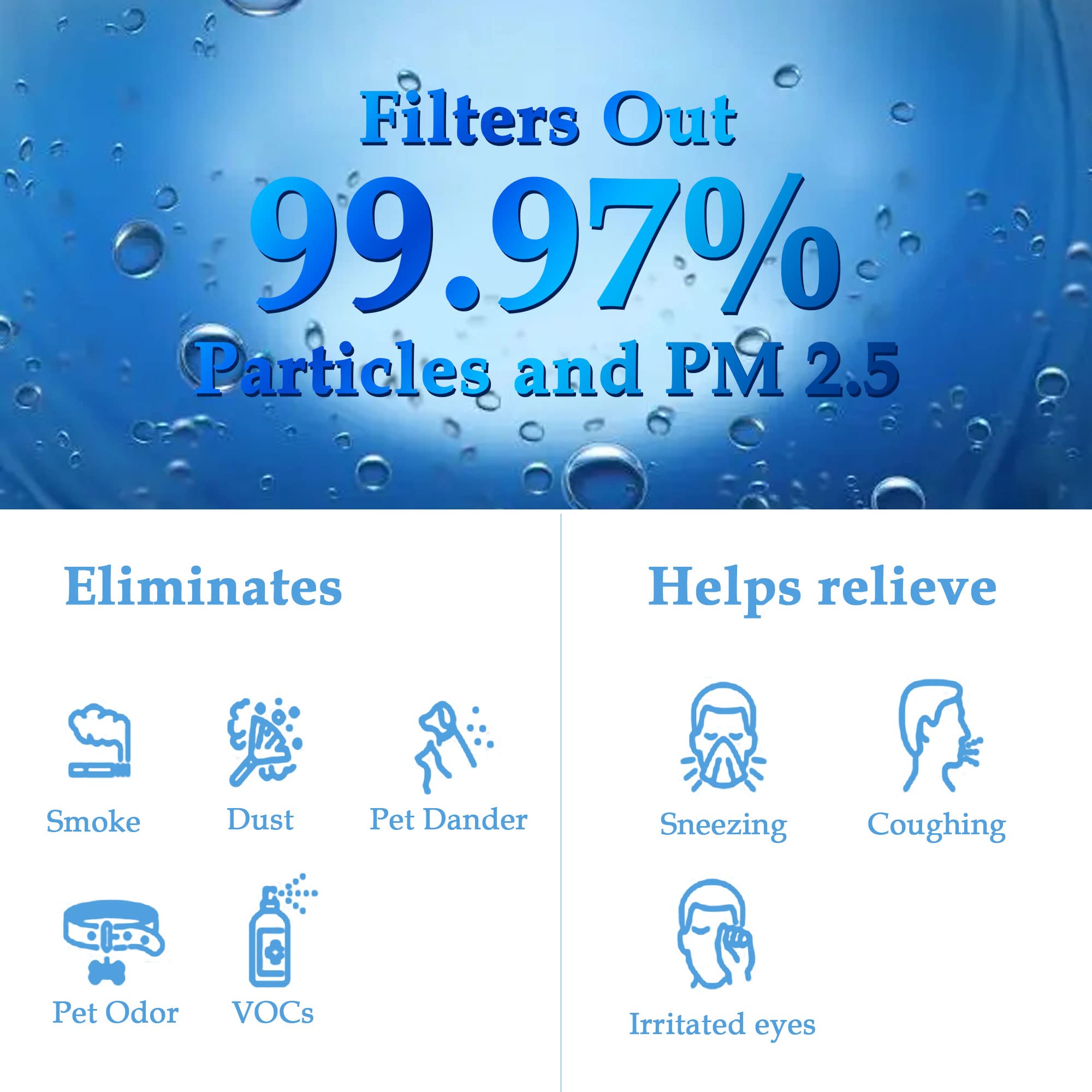 EzLfGre A3 activated carbon layer captures odors in use.