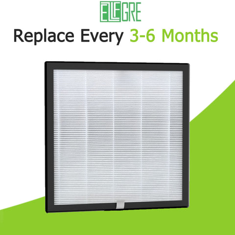 EzLfGre A3 filter lifespan reminder signals replacement timing.