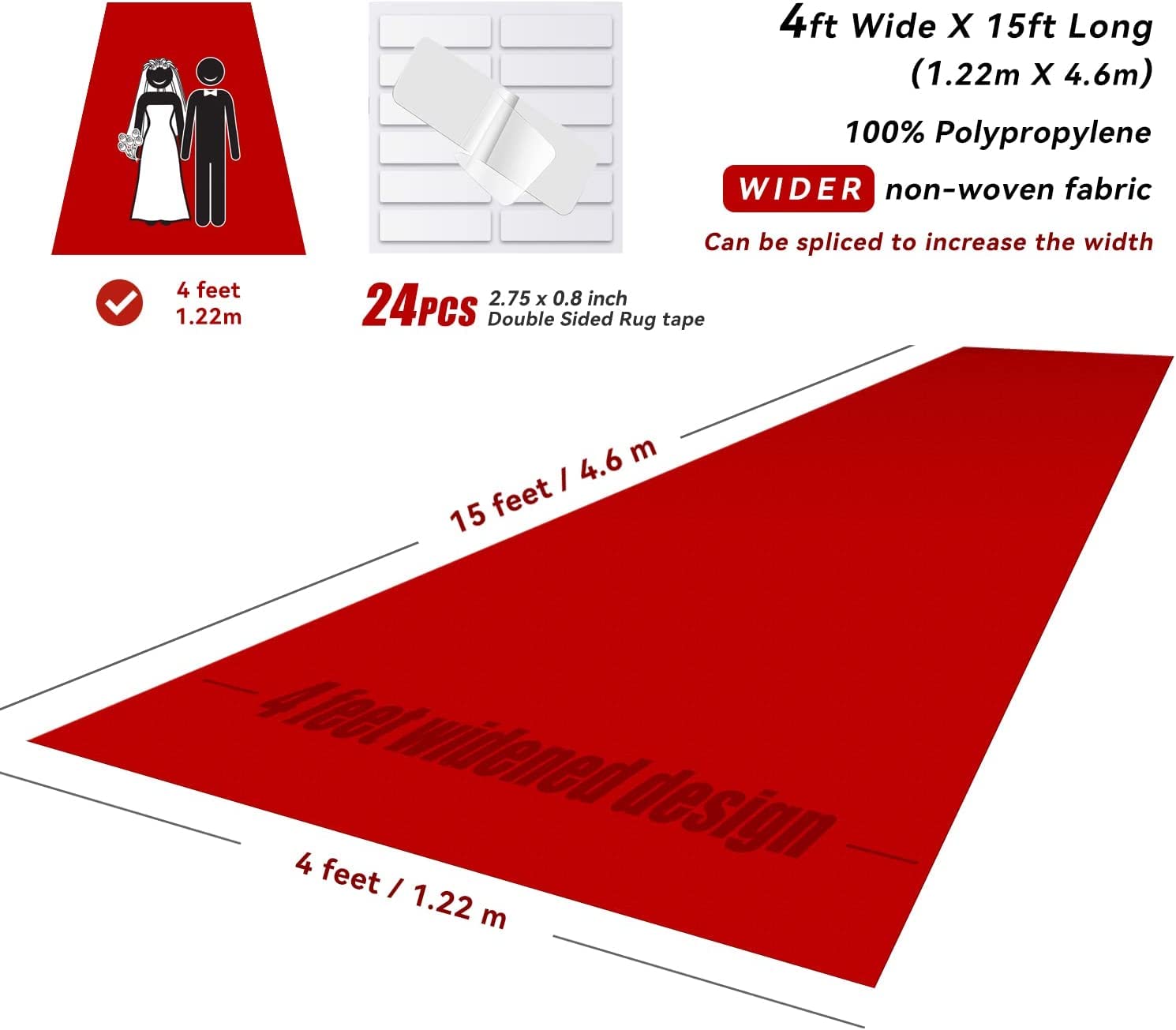 EZLucky 130gsm felt material close-up showing soft yet durable texture