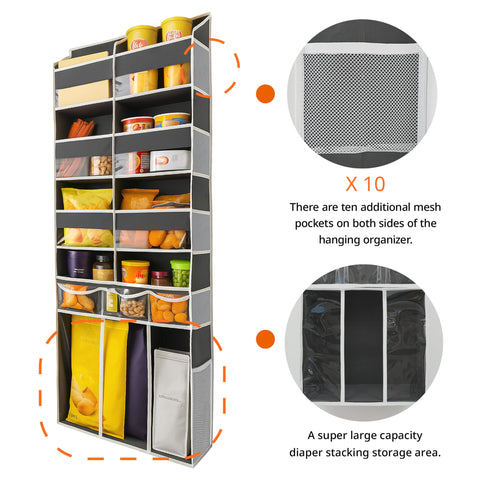EZVERY clear PVC bottoms enable quick visibility of contents.