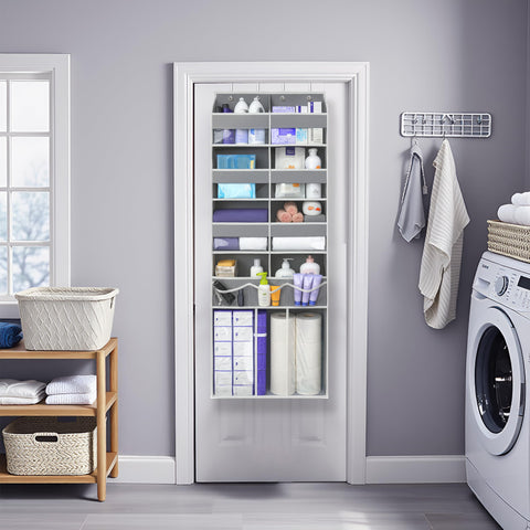 EZVERY organizer shows clear PVC bottoms for quick visibility and access.