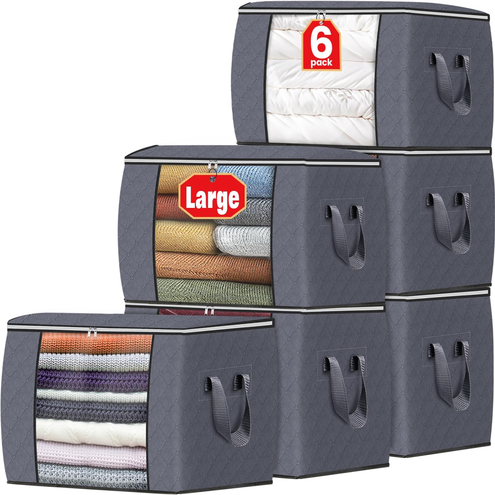 Fab totes 24-gallon bag folded for compact storage and transport.