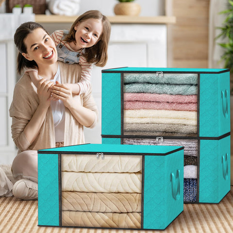Fab totes multiuse storage application for seasonal clothing and travel
