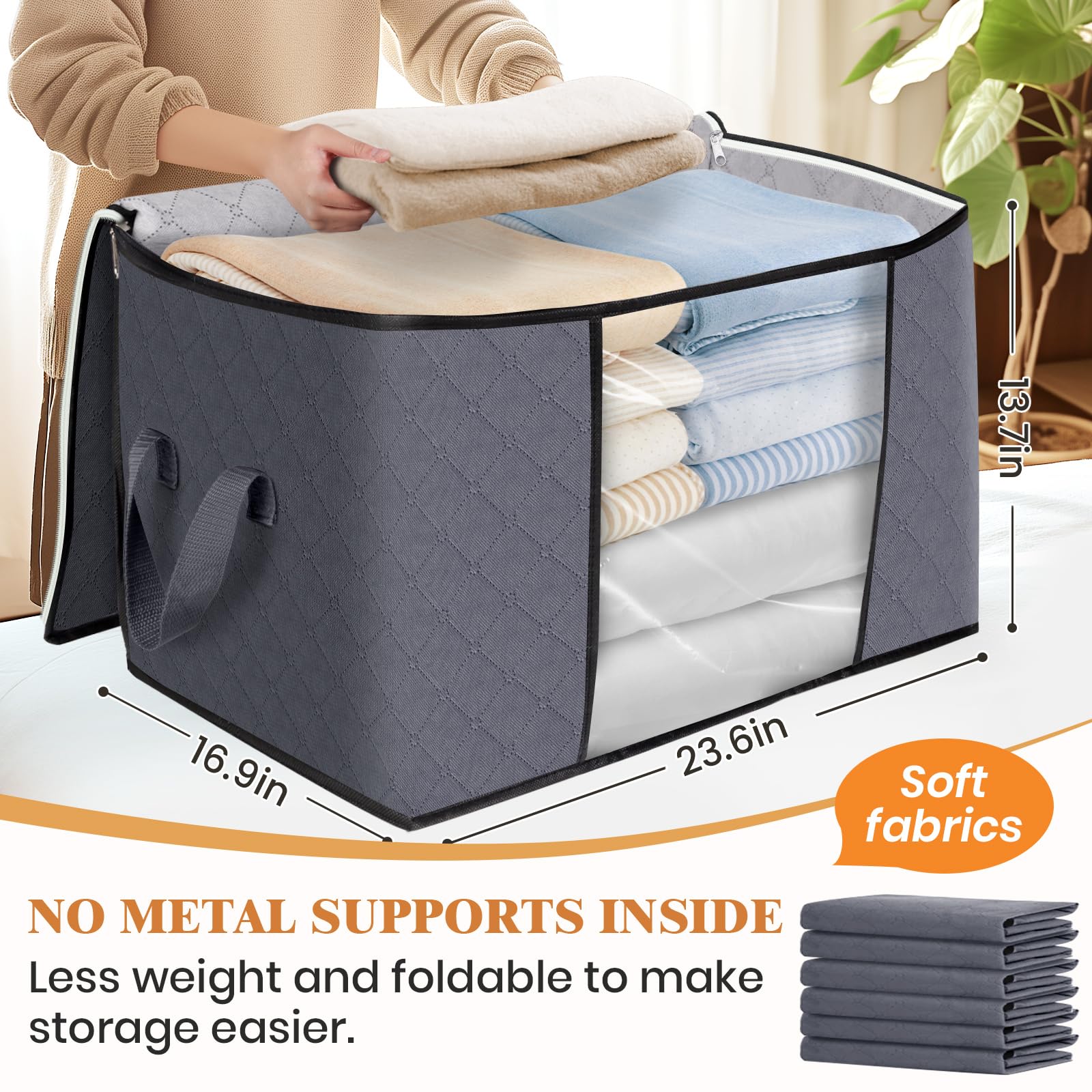 Fab totes reinforced handles with thick fabric for heavy loads.