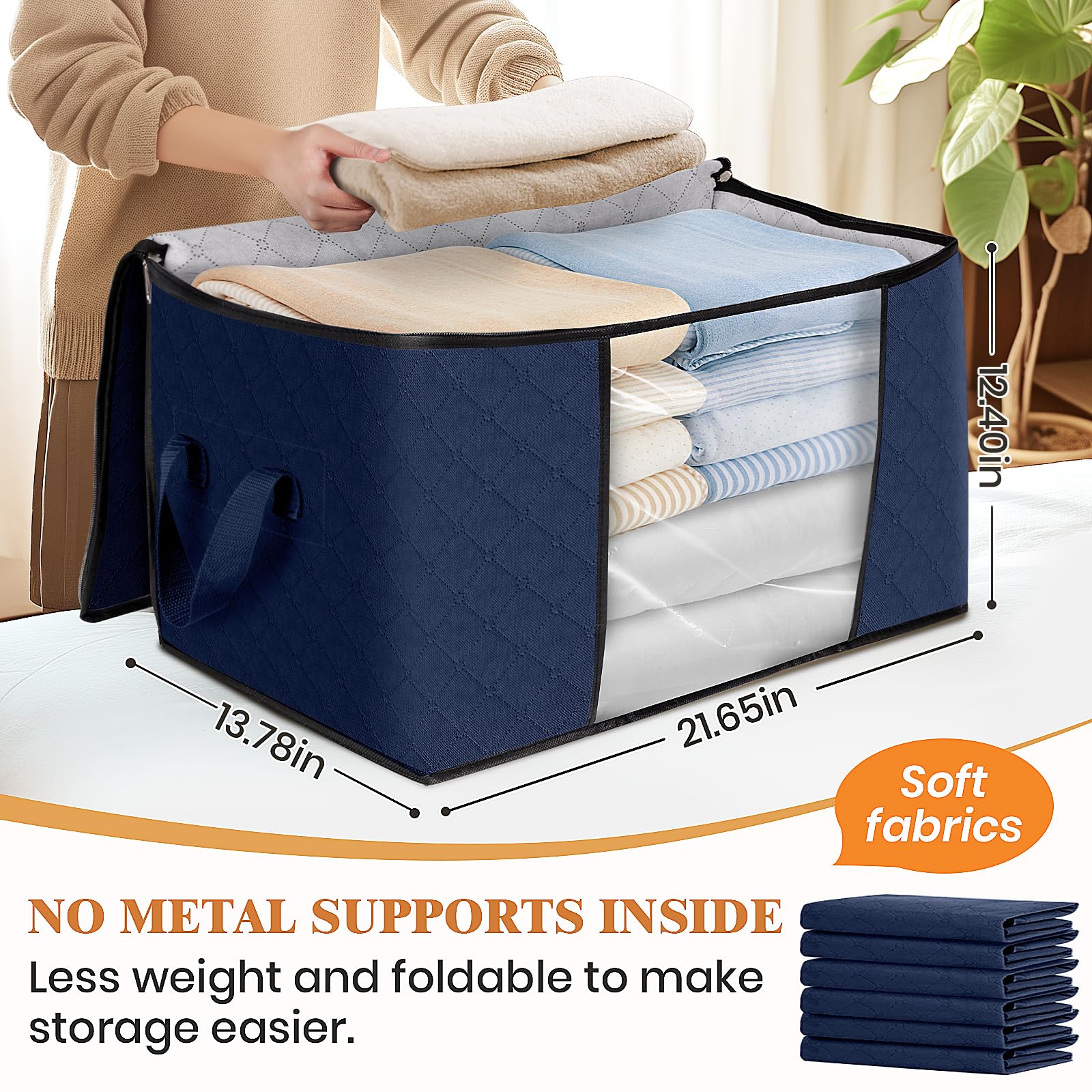 Fab totes with reinforced handles ready to carry heavy items.