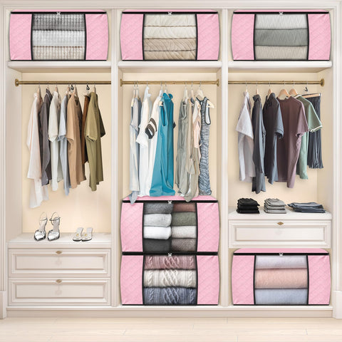 Fab totes versatile storage for bedroom, baby room, dorm, and towels.