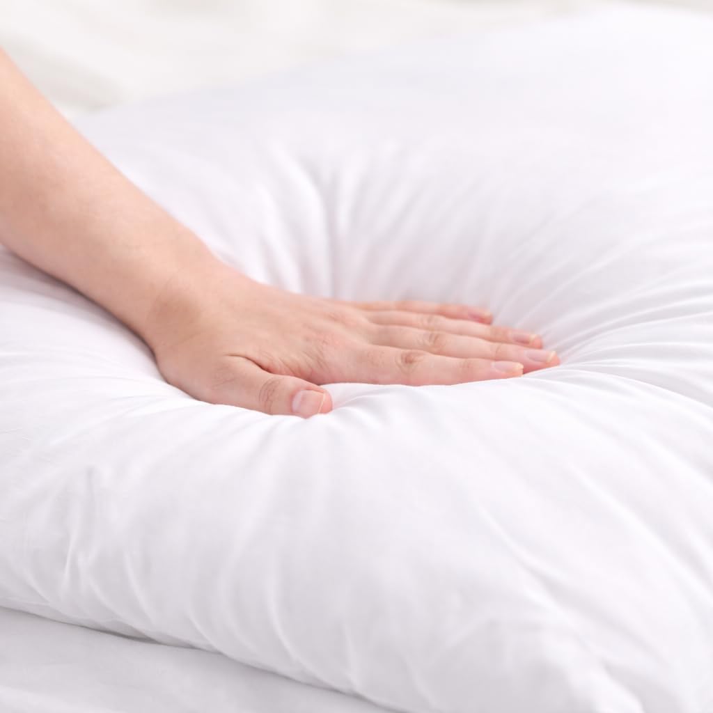 Fabornus pillow inserts after unpacking with gentle fluffing for natural fullness.