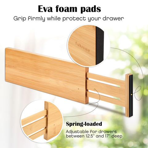 Fabsome nursery storage divider helps tidy baby clothes in nursery drawer.