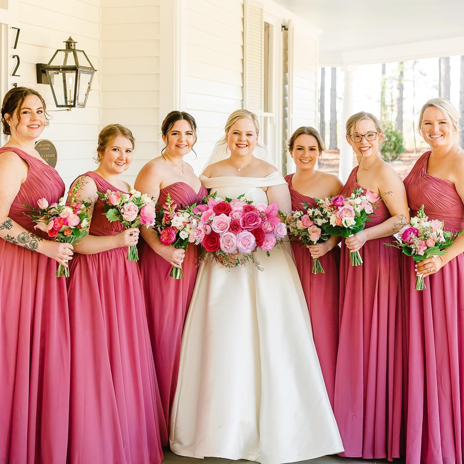 FACINOC pink rose flowers bulk suitable for table decor and parties.