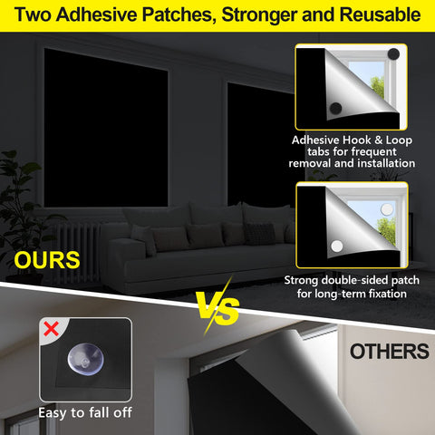 FADOTY cut to fit window dimensions versatile shade adapts to any window shape