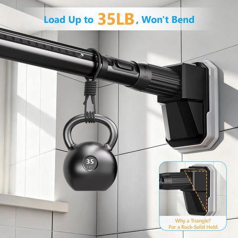 FADOTY no drill installation in three steps ideal for renters